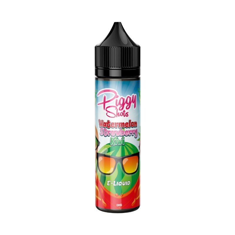 Watermelon Strawberry Kiwi 40ml short fill by Piggy Shots e-liquid