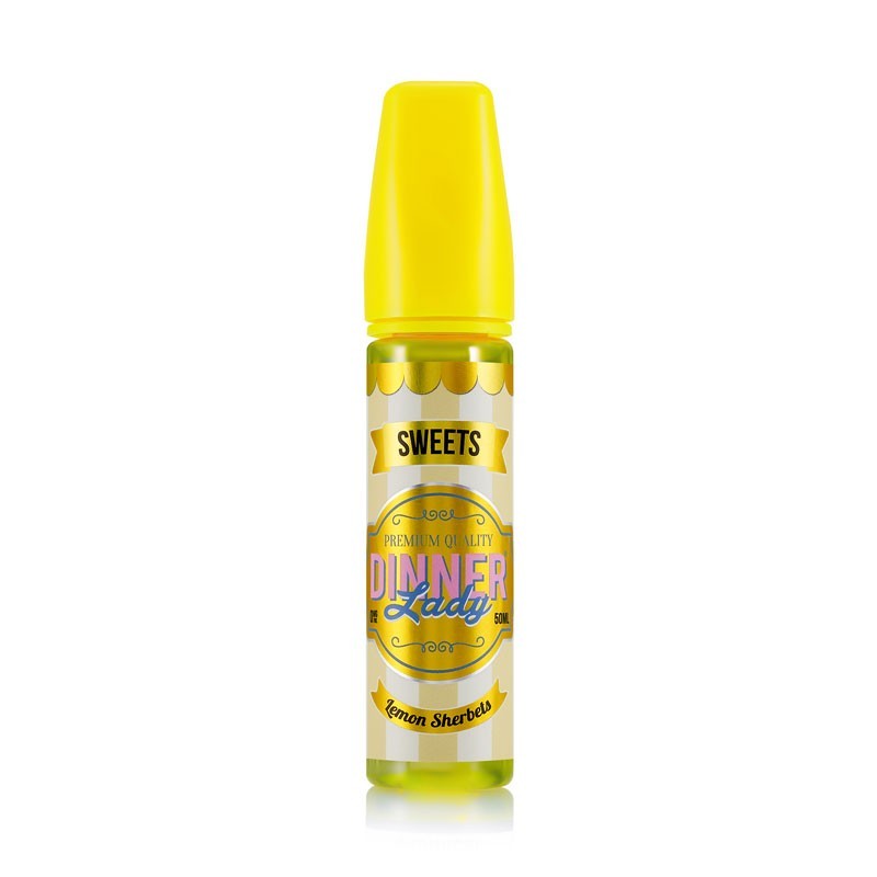 Lemon Sherbets e-Liquid 50ml short fill - Dinner Lady Tuck Shop