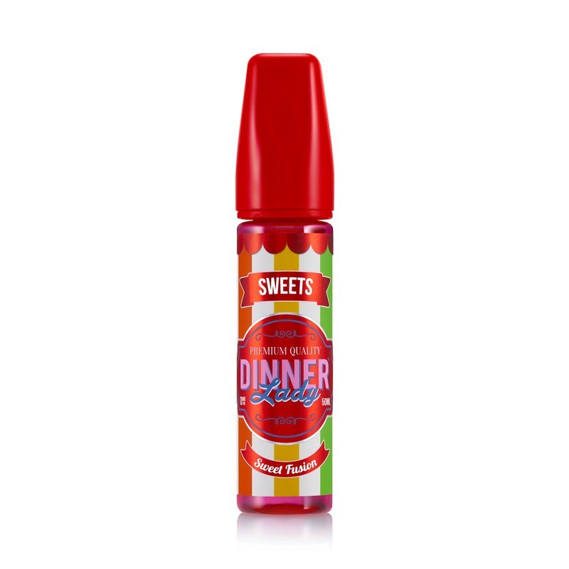 Sweet Fusion e-Liquid 50ml short fill - Dinner Lady Tuck Shop