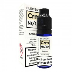 Crema e-liquid 10ml - Element NS20 Nic Salt