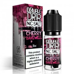 Cherry Bakewell e-liquid 10ml - Double Drip Nic Salt