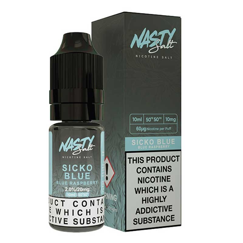 Sicko Blue e-liquid 10ml - Nasty Juice Nic Salt