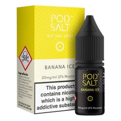 Banana Ice e-liquid 10ml - Pod Salt Nic Salt