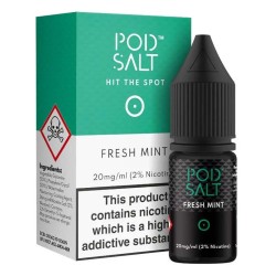 Fresh Mint e-liquid 10ml - Pod Salt Nic Salt