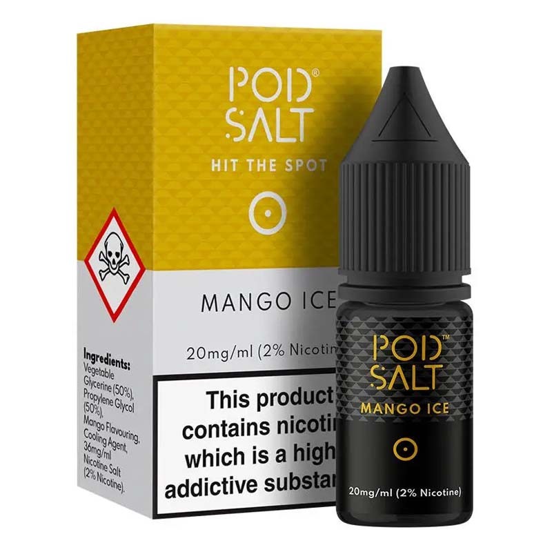 Mango Ice e-liquid 10ml - Pod Salt Nic Salt