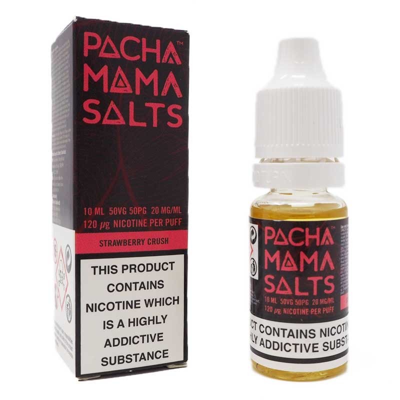 Strawberry Crush e-liquid 10ml - Pacha Mama Nic Salt