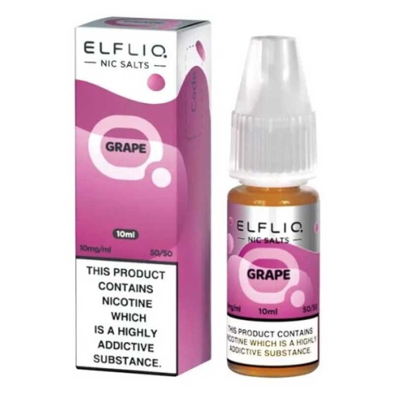 Grape e-liquid 10ml - Elf Bar Elfliq Nic Salt