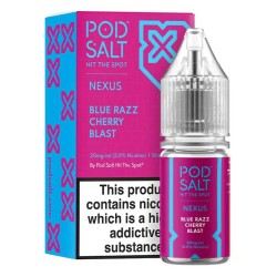 Blue Razz Cherry Blast e-liquid 10ml - Pod Salt Nexus Nic Salt