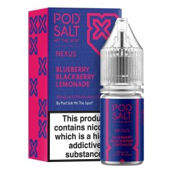 Blueberry Blackberry Lemonade e-liquid 10ml - Pod Salt Nexus Nic Salt