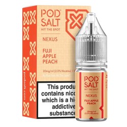 Fuji Apple Peach e-liquid 10ml - Pod Salt Nexus Nic Salt