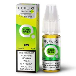 Sour Apple e-liquid 10ml - Elf Bar Elfliq Nic Salt