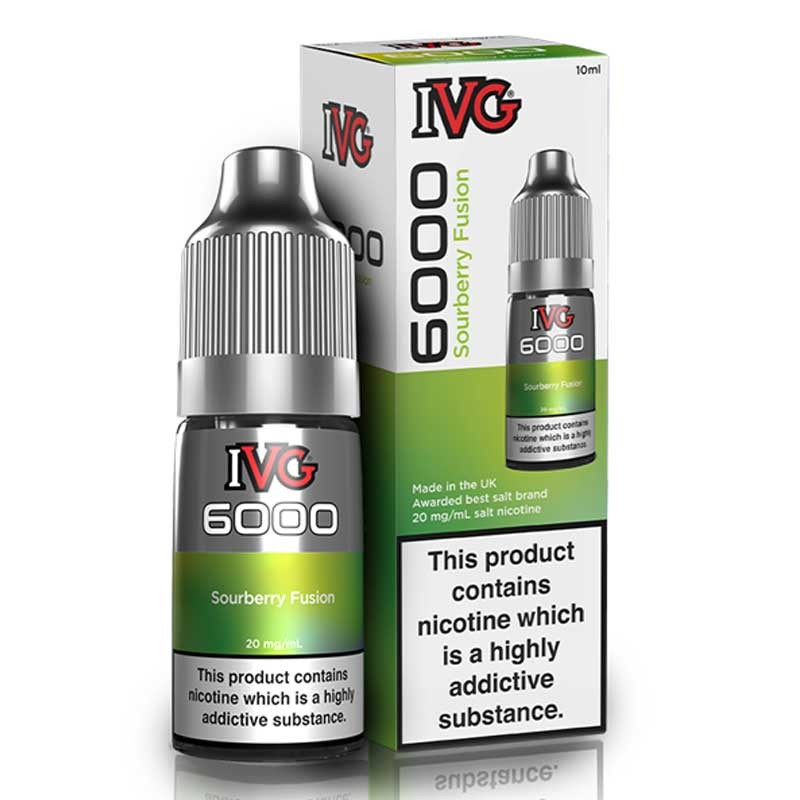 Sourberry Fusion e-liquid 10ml - IVG 6000 Nic Salt