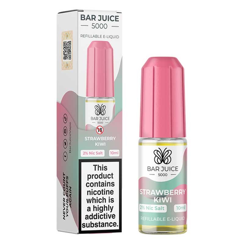 Strawberry Kiwi e-liquid 10ml - Bar Juice 5000 Nic Salt