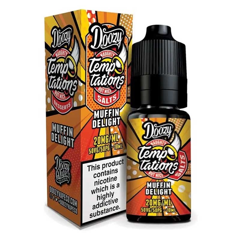 Muffin Delight e-liquid 10ml - Doozy Temptations Nic Salt