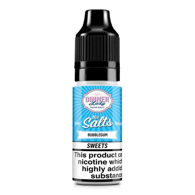 Bubblegum e-liquid 10ml - Dinner Lady Nic Salt