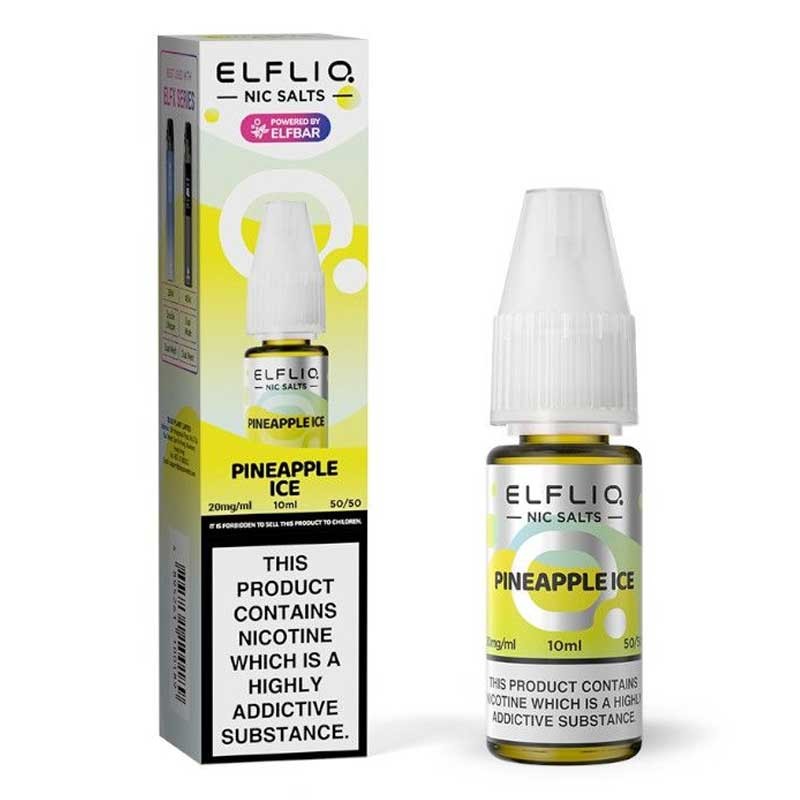 Pineapple Ice e-liquid 10ml - Elf Bar Elfliq Nic Salt