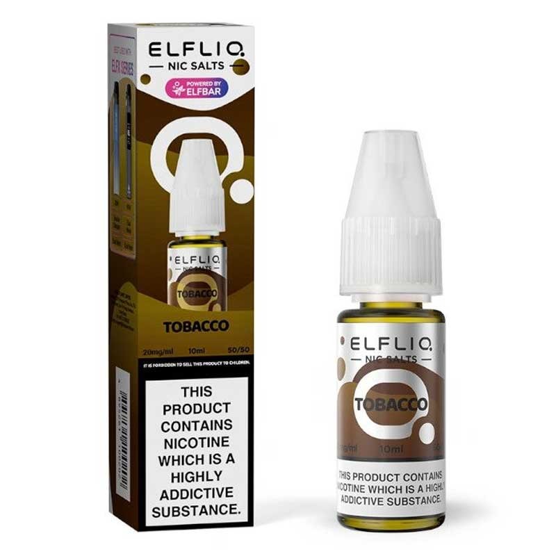 Tobacco e-liquid 10ml - Elf Bar Elfliq Nic Salt