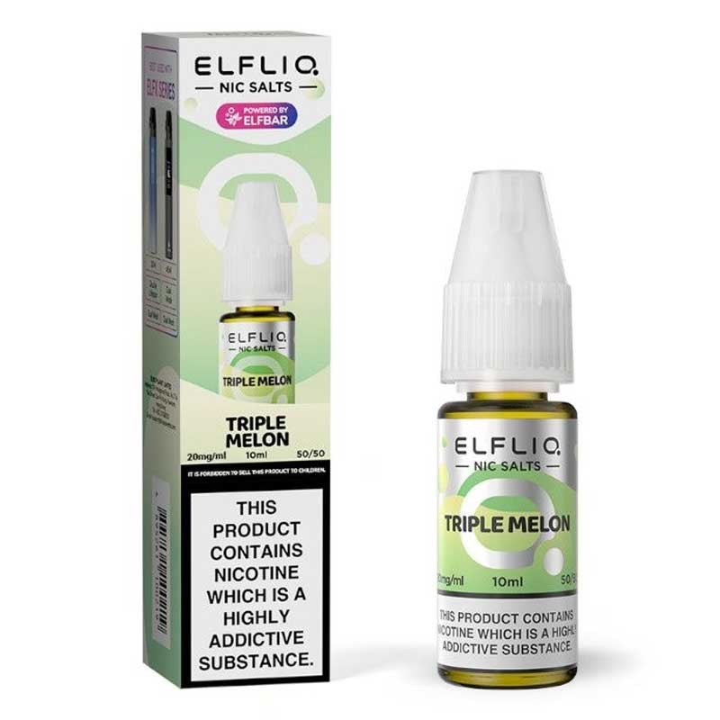 Triple Melon e-liquid 10ml - Elf Bar Elfliq Nic Salt